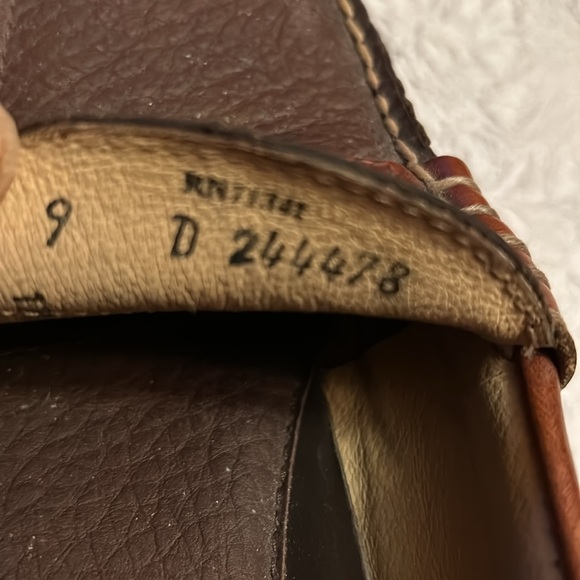 Men’s Lands End brown leather loafers. Size 9 - Picture 8 of 8